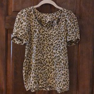 IRO Leopard Print Blouse